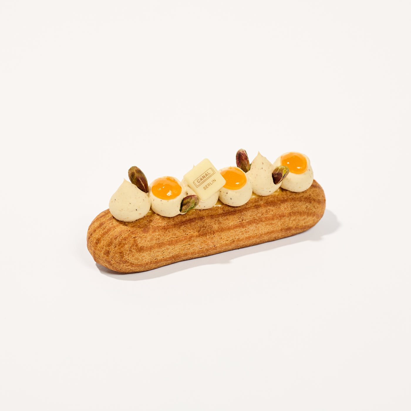 Passion fruit - Pistachio Eclair