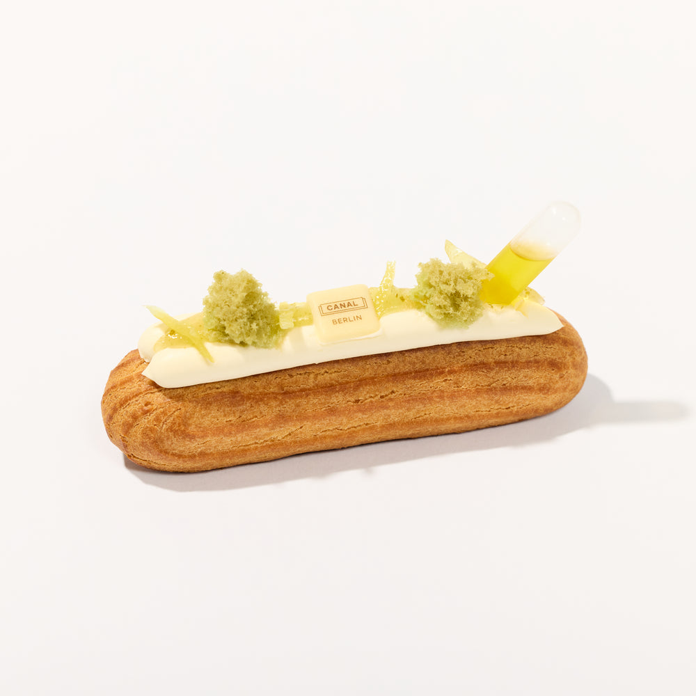Bergamot Olive Oil Basil eclair