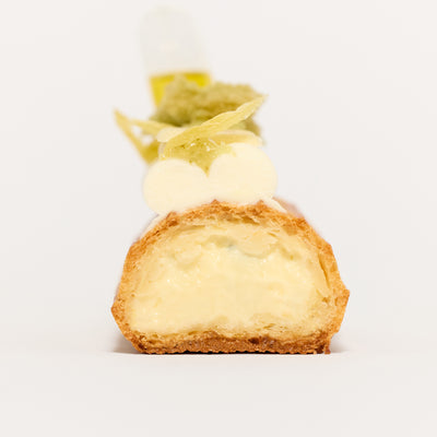 Bergamot Olive Oil Basil eclair