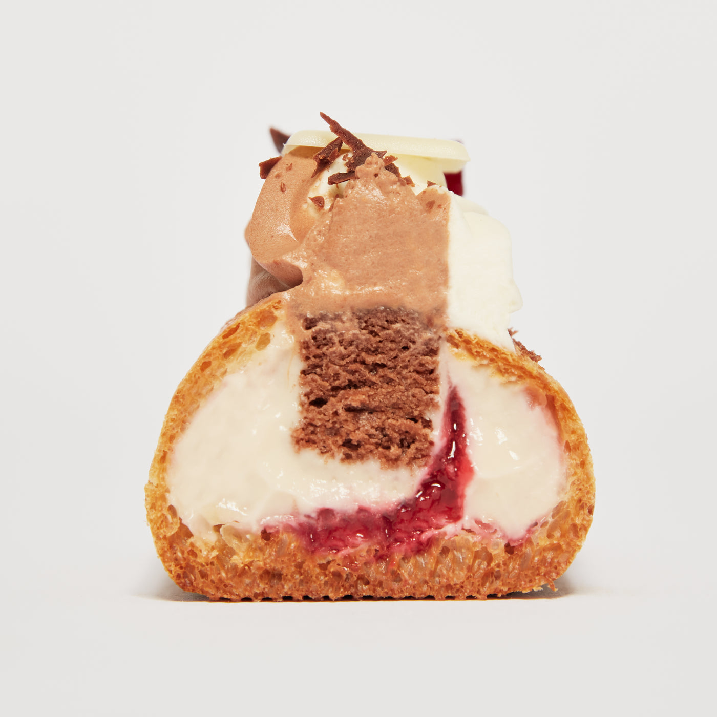 Tonka chocolate cherry éclair
